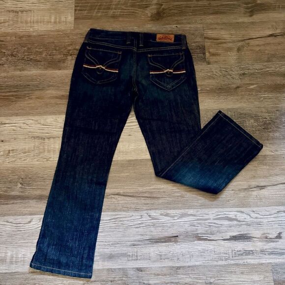 Lucky Brand Dark Blue Lola Boot Cut Jeans Size 4/27 - Picture 5 of 9